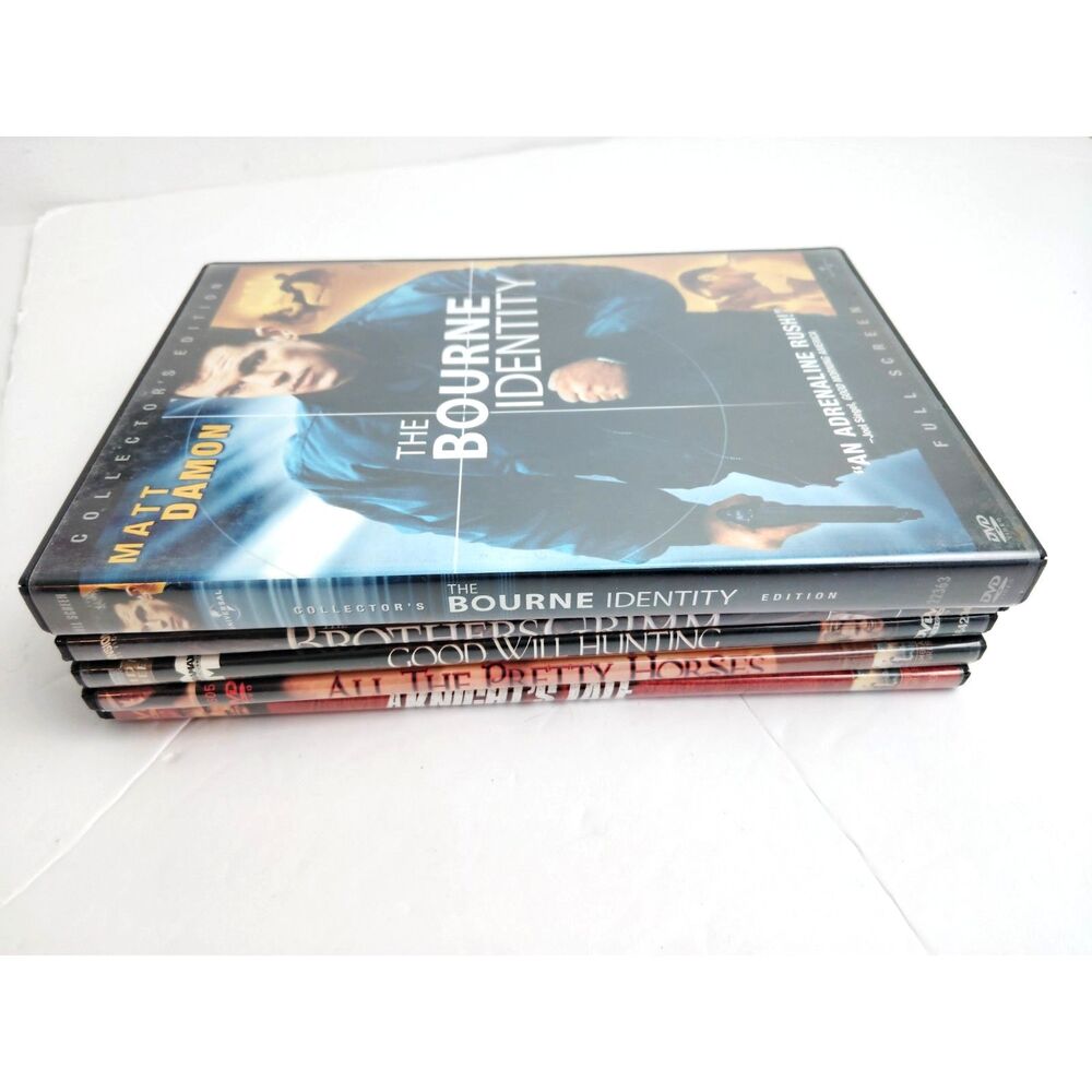 Matt Damon Movie Films in DVDs Lot of 5